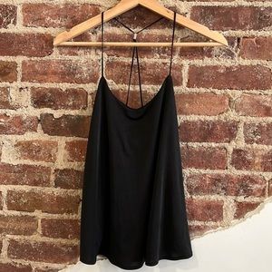 EXPRESS Sexy Black Slinky Sleeveless Top